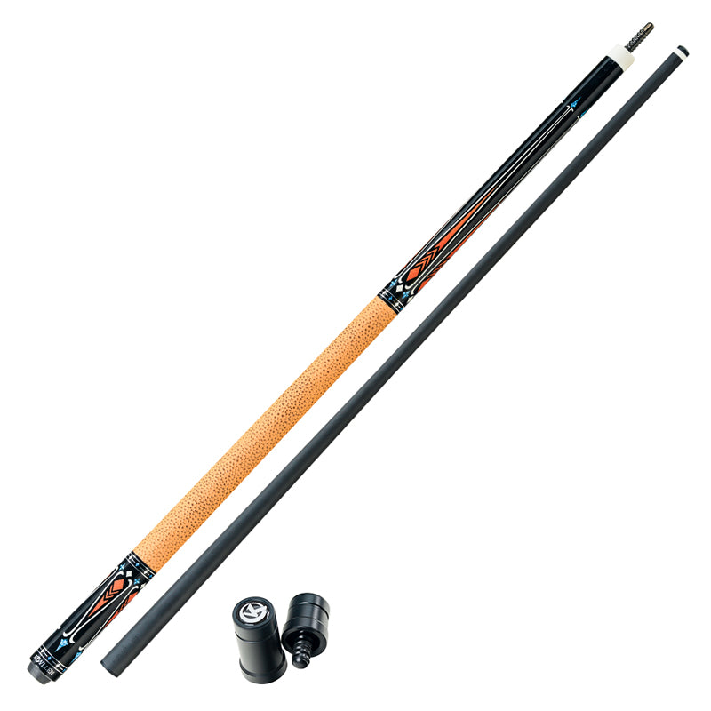 KONLLEN Billiard Carbon Fiber Pool Cue 12.5mm Tip 3*8/8 Joint Pin Professional Taper Leather Grip with case