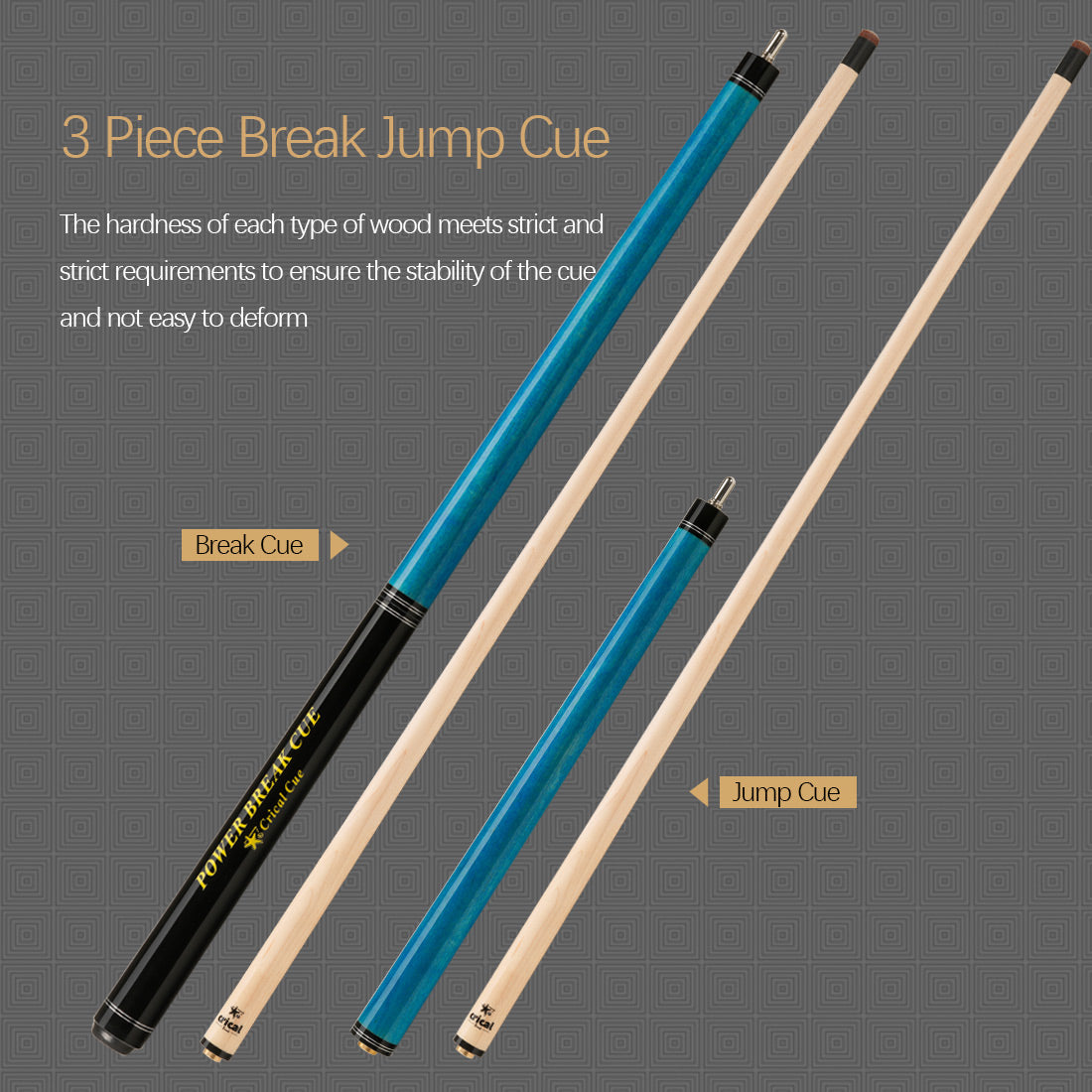 CRICAL Break Jump Pool Cue