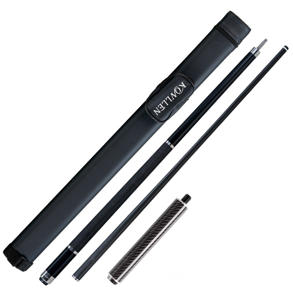 ZOKUE Elite Series Carbon Fiber Pool Cue Low Deflection Full Carbon Technology Cue Stick For Beginner Primary Pool Stick