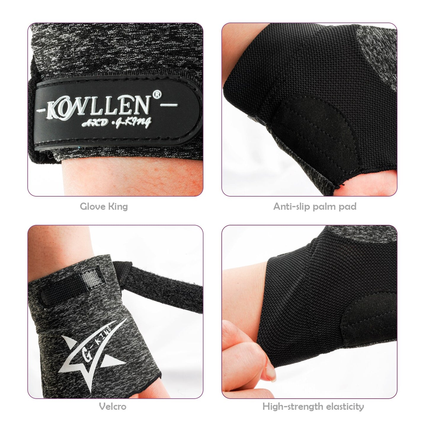 KONLLEN Pool Glove Fingerless Gloves Left Hand Gloves Snooker Gloves Pool Cue Gloves Carom Gloves Durable Billiards Accessories