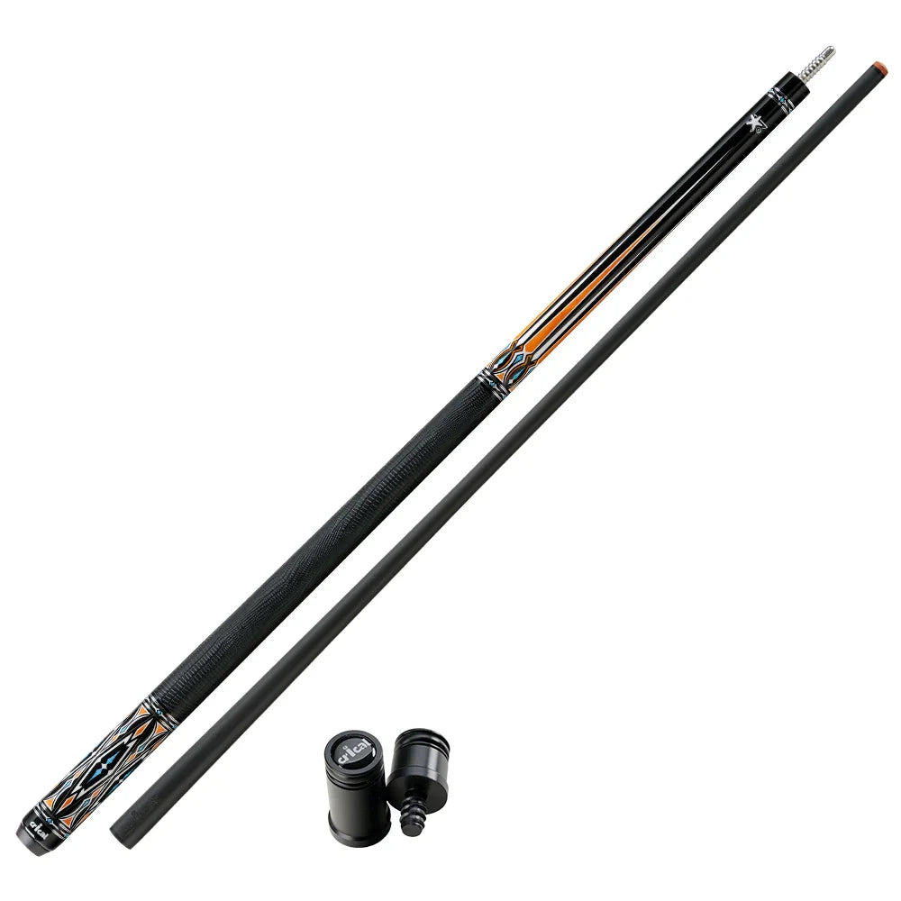 CRICAL carbon fiber cue leather grip 12.5mm Tip Billiard Cue Stick 3/8*8 pin Joint low deflection pool cue Stick