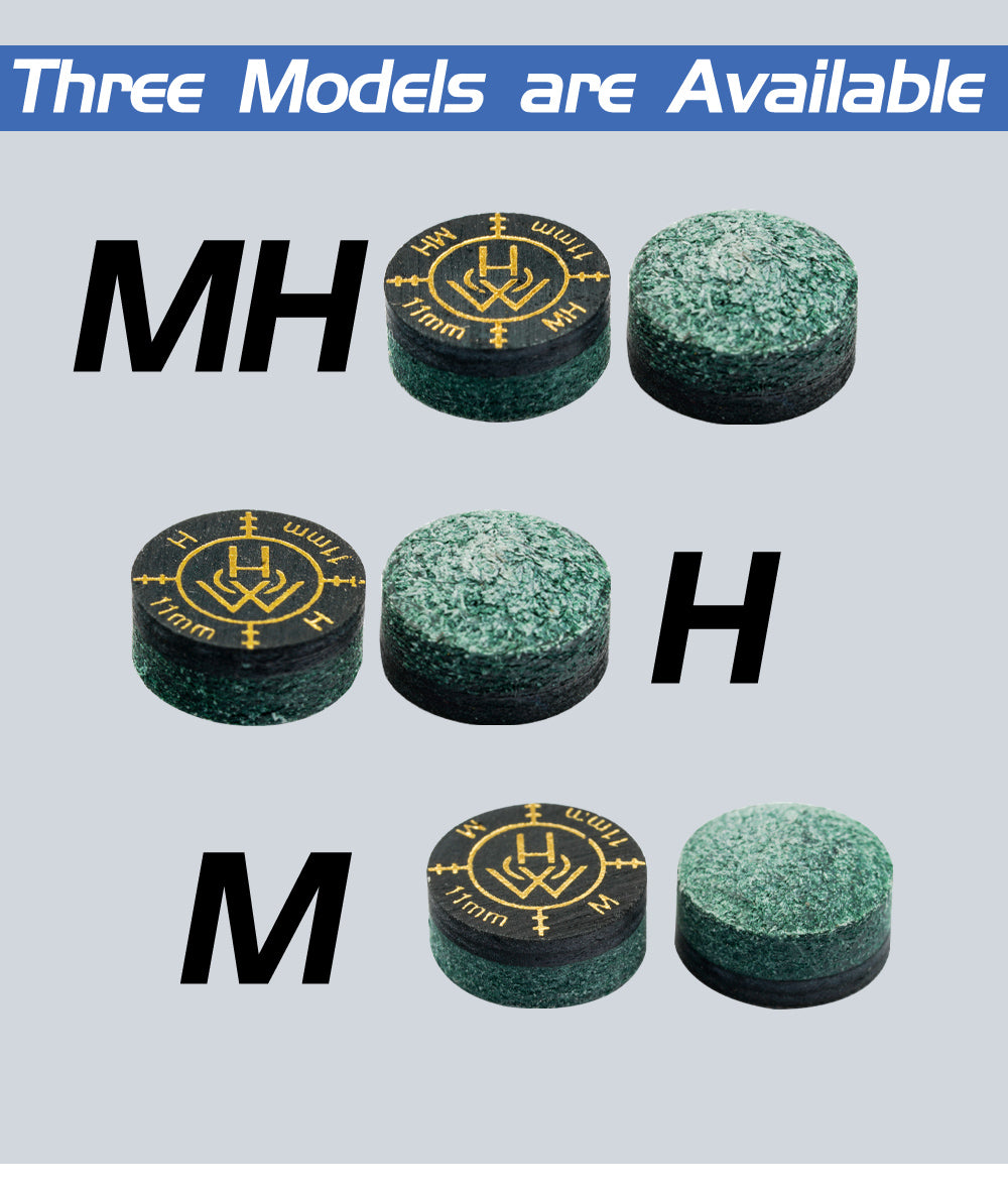 HOW Tip Aim Billiard Tip 11mm MH/M/H