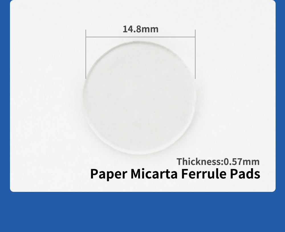 Billiards Fiber Tip Pads Paper Bakelite Phenolic Paper Ferrule Pads Protector 5 pcs