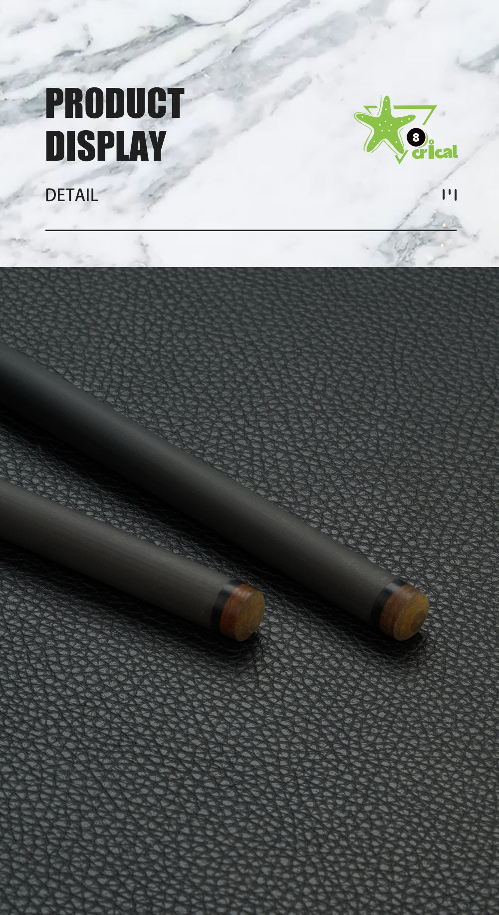 CRICAL Carbon Fiber Shaft 11.5mm/12.4mm Tip