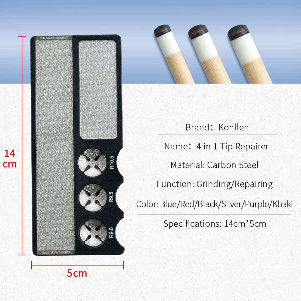 KONLLEN Multifunctional 4 in 1Tip Repair Tool 9/9.5/10.5mm Tip