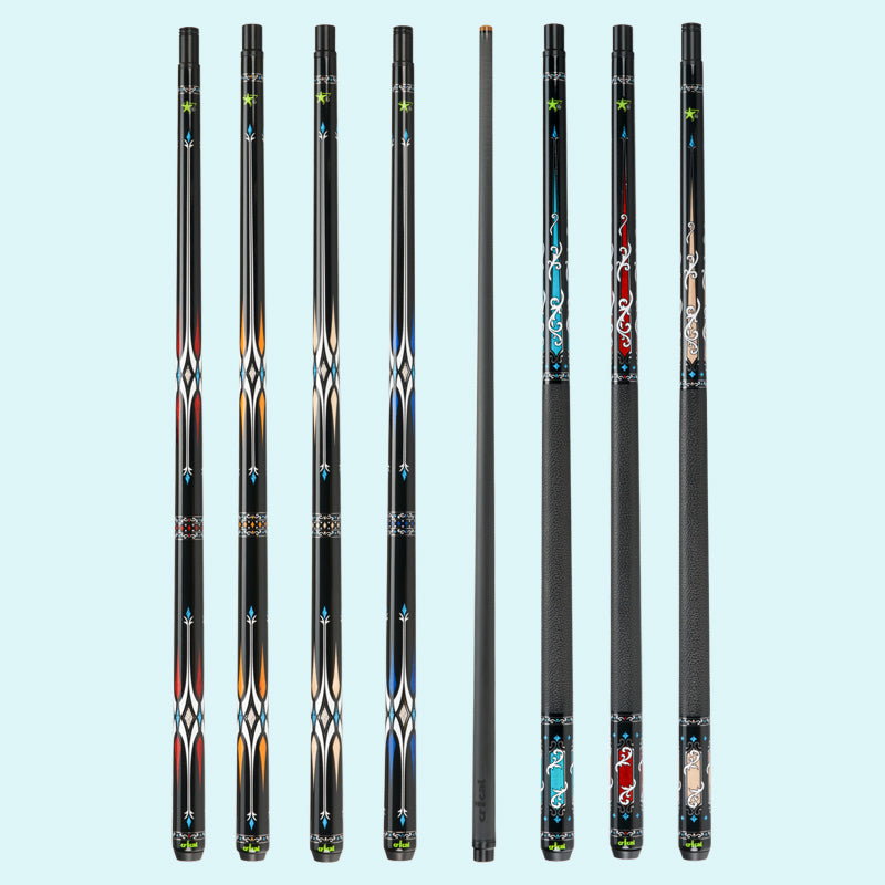 CRICAL Carbon Fiber Pool Cue Stick 11.5mm 12.5mm Uni-loc 3/8x8 Radial Pin Low Deflection Billiard Cue Stick Case Set