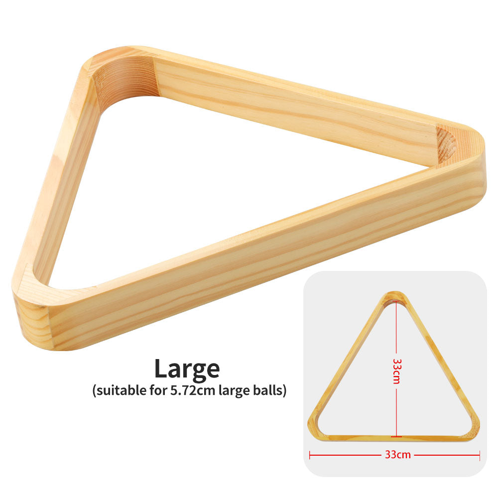 Wood Triangle Billiard Triangle Rack 525mm/572mm 8 Ball Professional Handmade Durable Billiard Accessories China