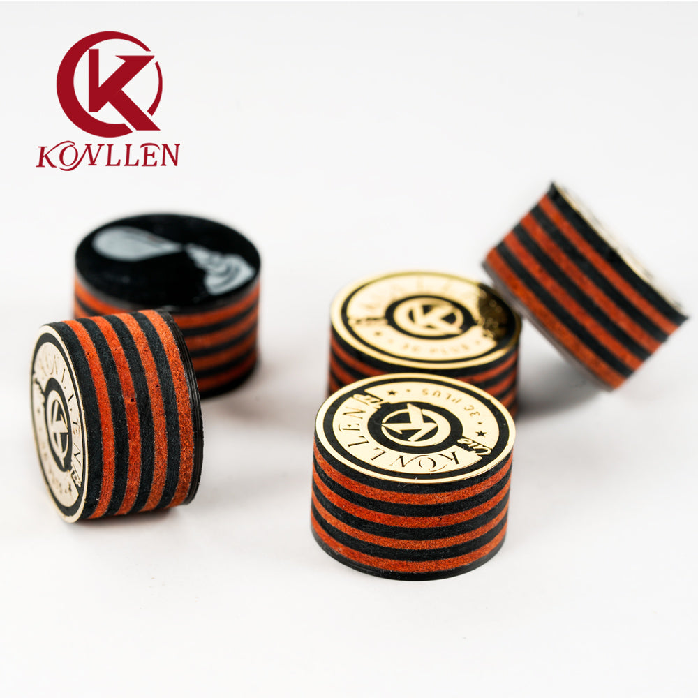 KONLLEN 3C PLUS PRO-Tip 3 Cushion Carom Cue Tip 14mm