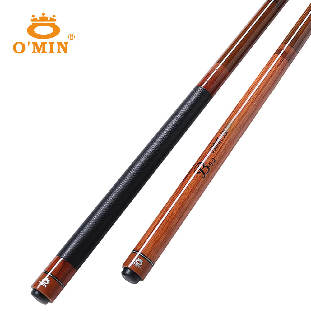 O'Min Bomber Billiard Punch&Jump Cue 14mm Tip 141cm Length 3 Pieces High Quality Ashwood Shaft Professional Billiard Break Cue