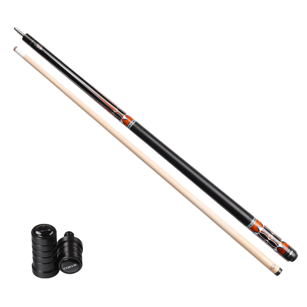 ZOKUE Russian Billiard Cue 160cm 12.75mm Radial Pin Billiard Cue