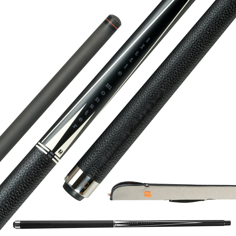 Little Monster Carbon Cue 12.4mm Tip 147cm Length Carbon Fiber Shaft 1/2 Split Cue Uniloc Joint Technology Butt Pool Cue Stick