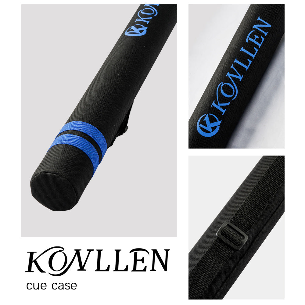 KONLLEN Billiard Case 2 Holes Tube Shape Canvas Oxford Pool Cue Bag 1/2 Billiard Cues Bag Cylinder New Arrival for Dropshopper