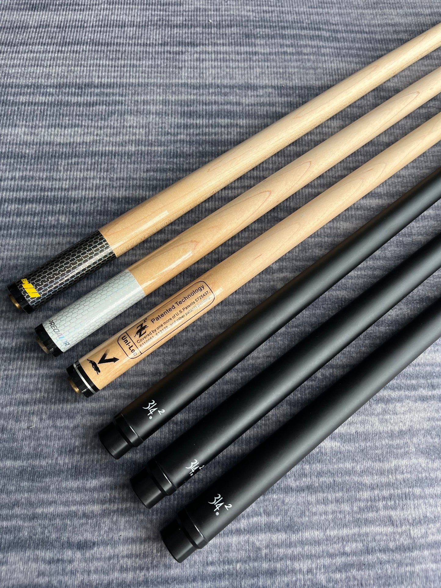 3142 Carbon Maple Single Shaft 10.8/11.75/13mm Tip Uni-loc Shaft