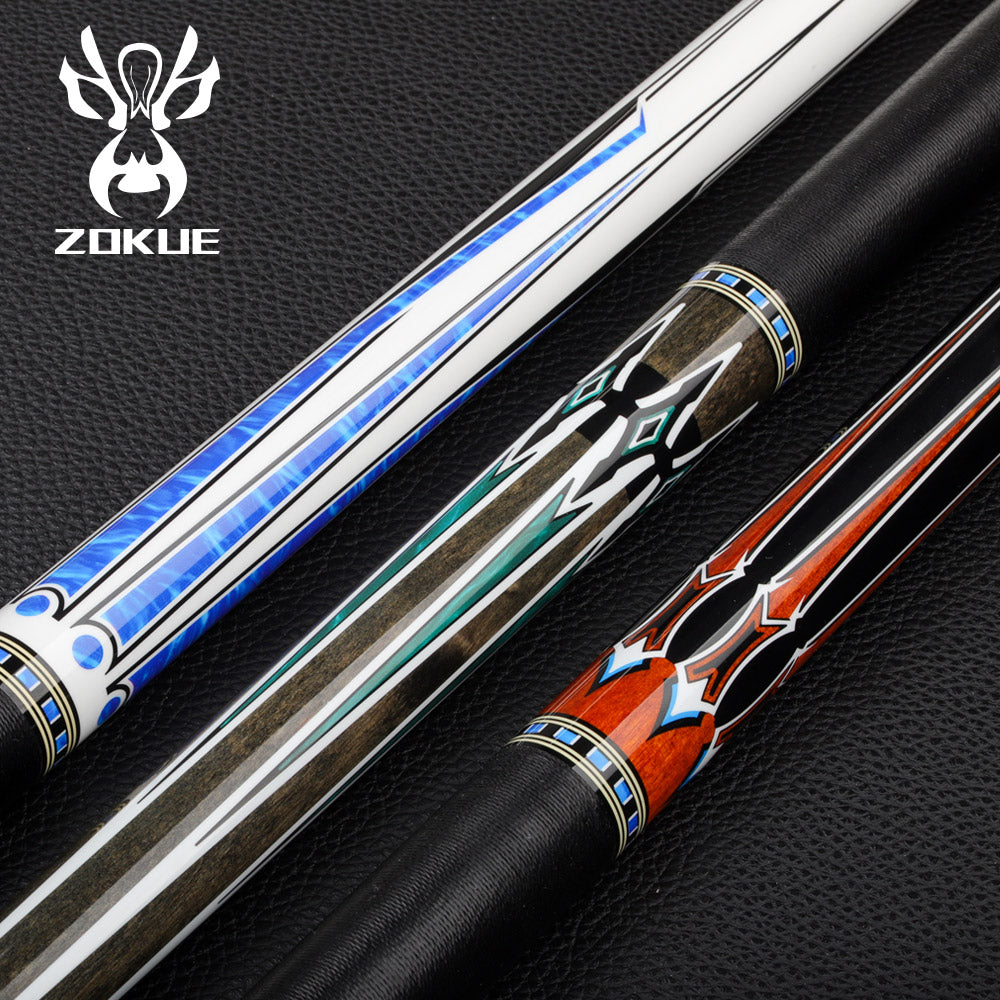 ZOKUE Russian Billiard Cue 160cm 12.75mm Radial Pin Billiard Cue