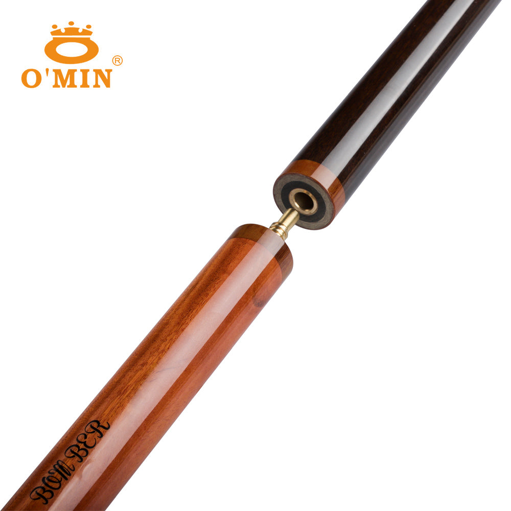 O'Min Bomber Billiard Punch&Jump Cue 14mm Tip 141cm Length High Quality Ashwood Shaft Professional Break Cue