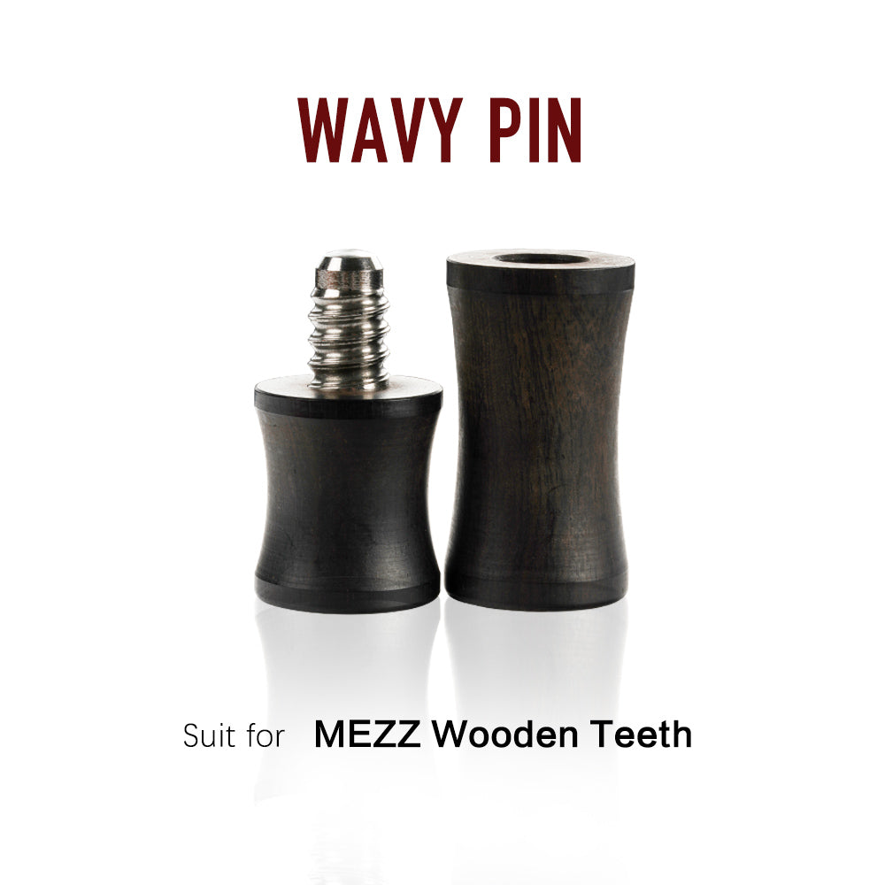 Billiards Joint Protector Radial Pin 5/16*14 3/8*11 3/8*10 Wavy Pin Uni-Loc Joint Caps Solid Ebony Rosewood