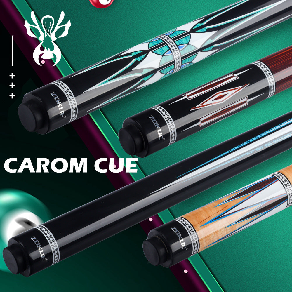 ZOKUE Carom Billiard Cue Korean 3 Cushion Cue 142 cm