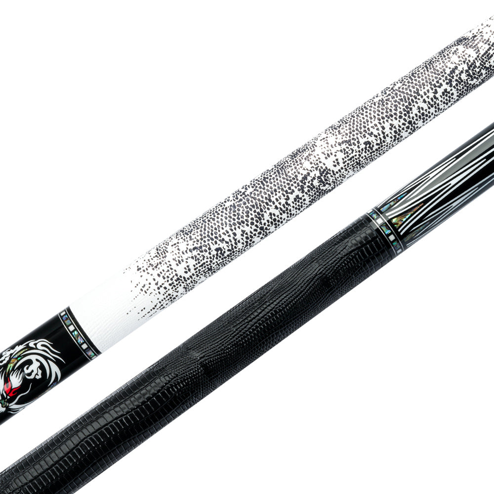 KONLLEN Carbon Fiber Pool Cue Stick Real Inlay Carbon Energy Technology Leather Grip Kit with Extension