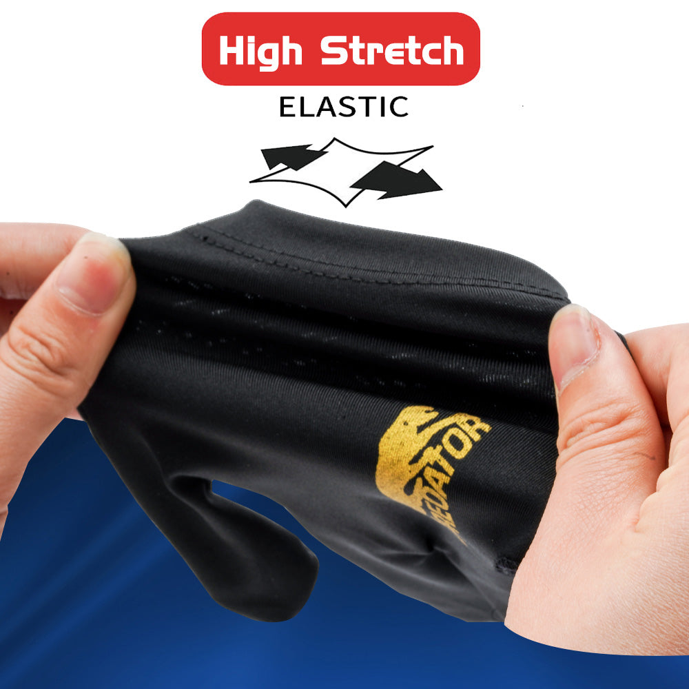 For Dropshippers Billiard Pool/Snooker Gloves 10pcs Left Hand Lycra Fabric Black Good Elastic