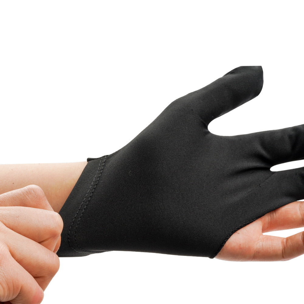 For Dropshippers Billiard Pool/Snooker Gloves 10pcs Left Hand Lycra Fabric Black Good Elastic