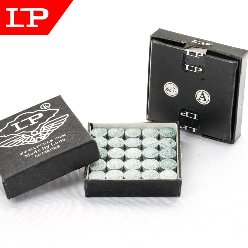 LP Snooker Cue Tip 10mm 50 Pcs