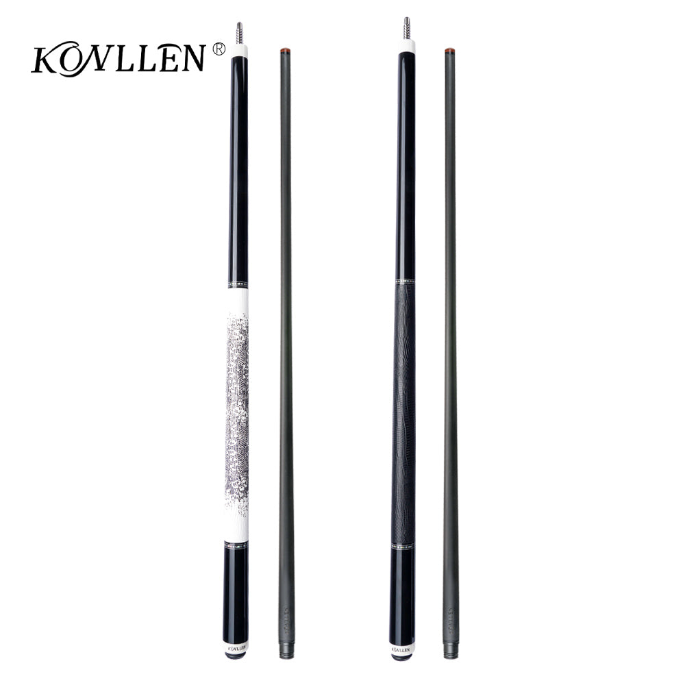 KONLLEN KL-12F Carbon Fiber Pool Cue Stick 12.4mm Tip