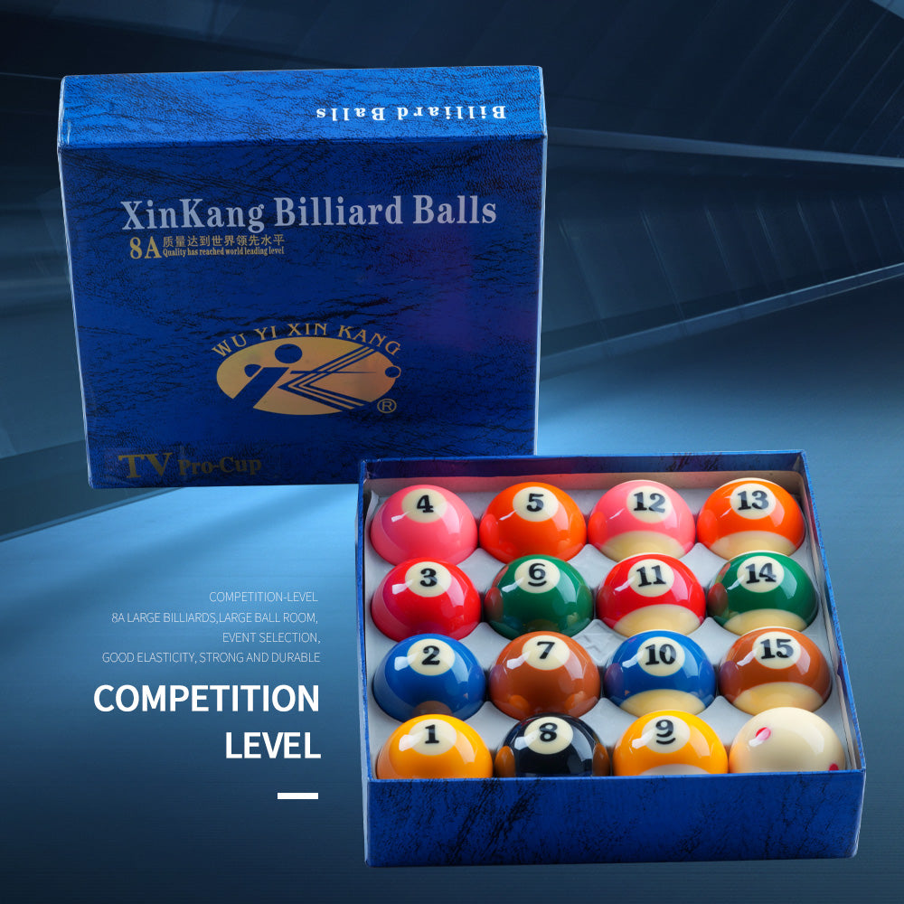 XinKang Billiard Balls 57.2mm Pool Balls Standard 16 Balls Set Phenolic Resin Balls Pool Table Balls