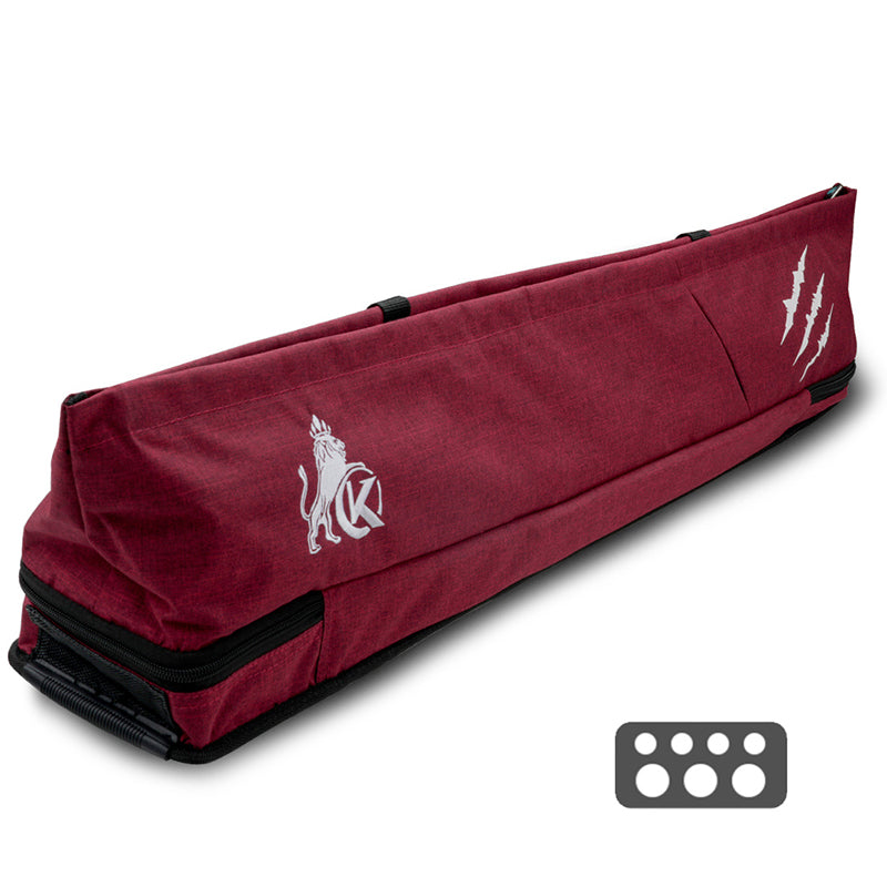 KONLLEN Cue Case 1/2 Billiard High Capacity Cue Case 7/9 Holes 3x4 4x5 Soft Bag Pool Cue Case Convenient Billiards Cue Bag