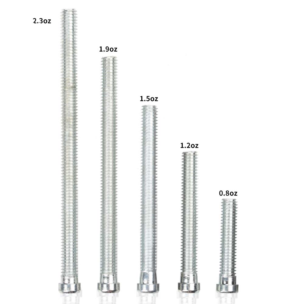 Weight Bolt Adjust Weight 2.3oz/1.9oz/1.2oz/0.8oz 5 Pieces of Weight Bolt Adjustable Billiard Accessories