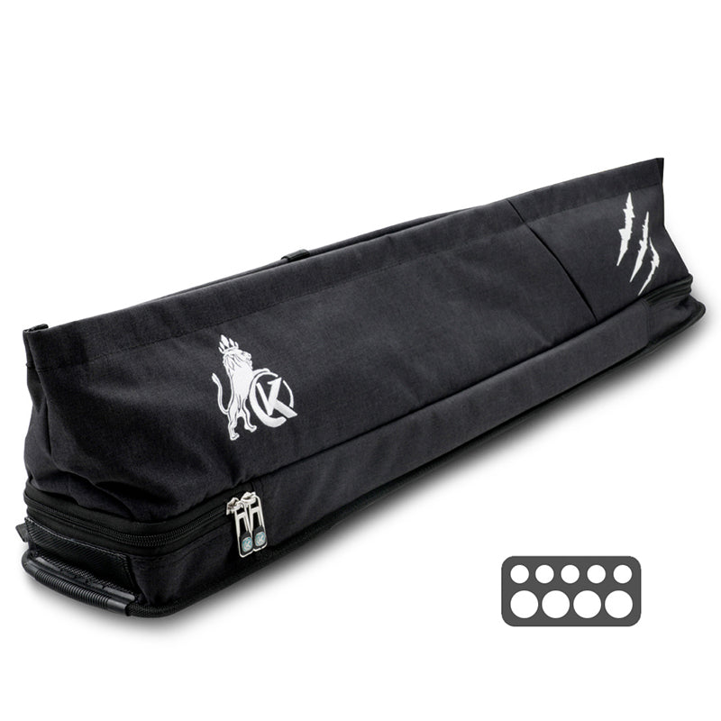 KONLLEN Cue Case 1/2 Billiard High Capacity Cue Case 7/9 Holes 3x4 4x5 Soft Bag Pool Cue Case Convenient Billiards Cue Bag