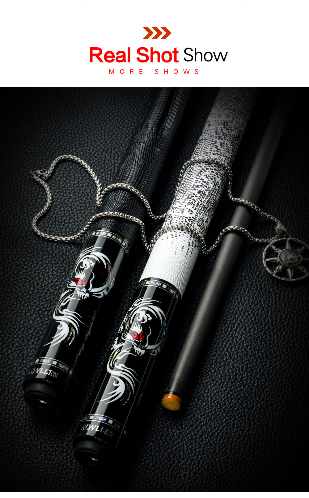 KONLLEN  AING-1F  Pool Cue Stick Carbon Fiber