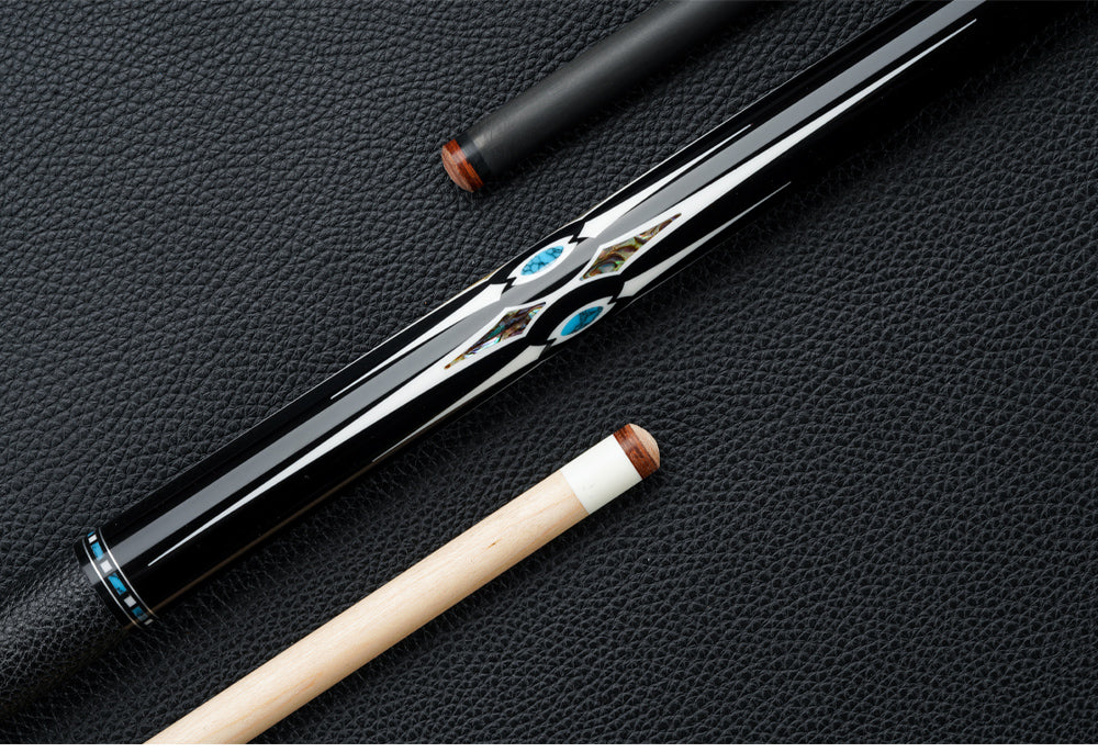 KONLLEN AK Carbon Fiber Billiard Cue Stick Carbon Technology Double Shafts Inlay Cue Radial 3*8/8 Pin Billiards Pool Cue Kit