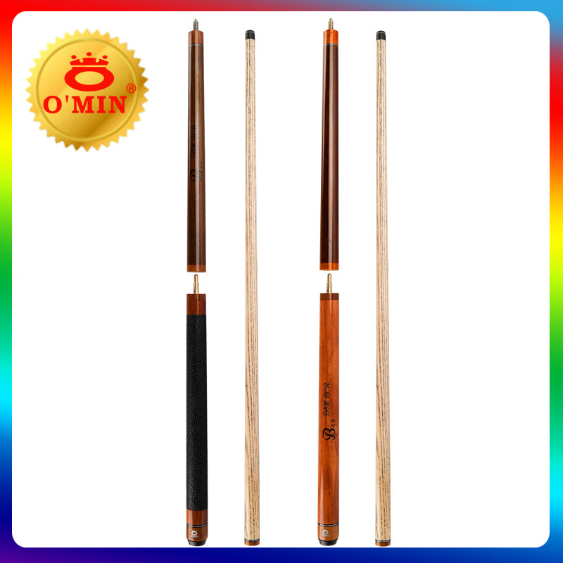 O'Min Bomber Billiard Punch&Jump Cue 14mm Tip 141cm Length High Quality Ashwood Shaft Professional Break Cue