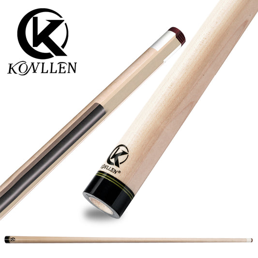 KONLLEN Solid Maple Wood Technology Shaft Billiard Pool Cue Shaft 3/8*8 Radial Pin Joint 12.9mm Tip