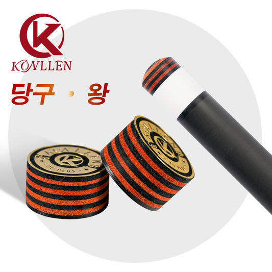 KONLLEN 3C PLUS PRO-Tip 3 Cushion Carom Cue Tip 14mm