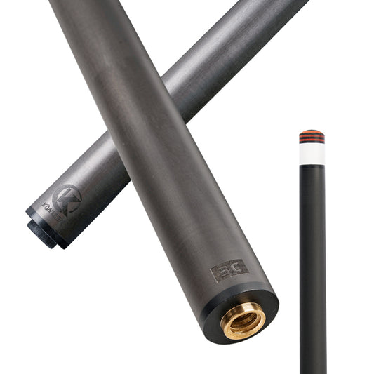KONLLEN Carom Cue Carbon Fiber Shaft 12.4mm Uni-loc Radial Pin 3/8*8 Pin Joint 69cm Length