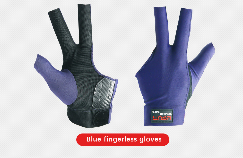 FURY Gloves Billiard Gloves Blue/Black Non-slip Lycra Fabric Pool Gloves Snooker Glove Billiard Accessories