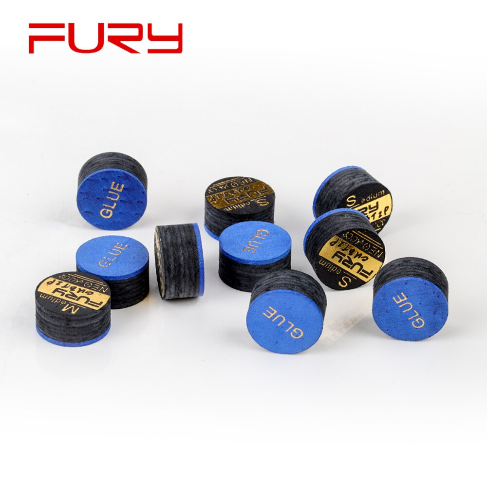 Original Imports Fury Tip S/M Eight Layers of Pigskin Pool Cue Tip Authenticated 14mm Excellent Elasticity Billiard Accessories