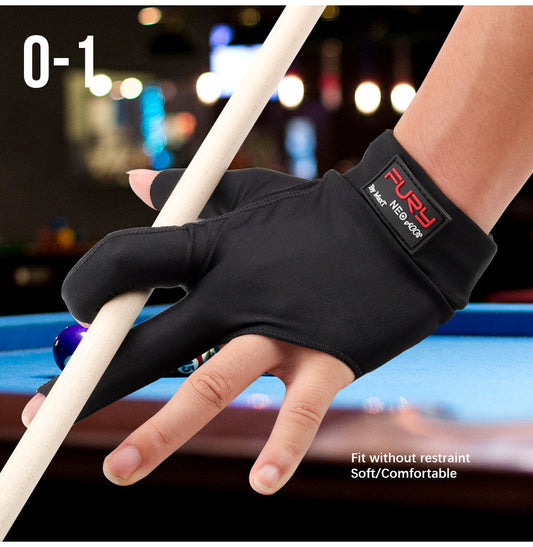 FURY Gloves Billiard Gloves Blue/Black Non-slip Lycra Fabric Pool Gloves Snooker Glove Billiard Accessories