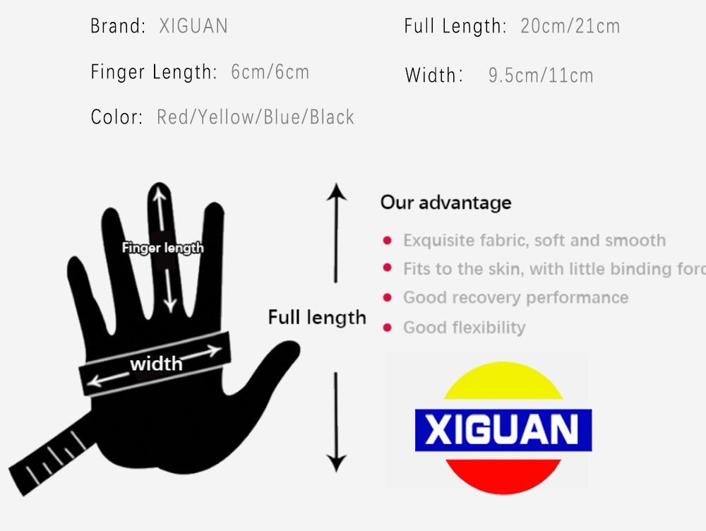 XIGUAN  Non-slip One Pieces Three Fingers Gloves