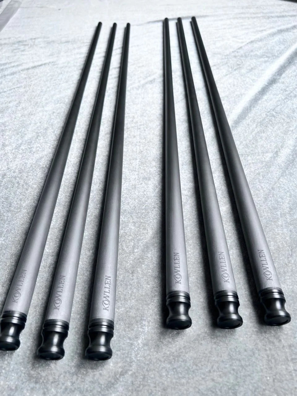 KONLLEN Carbon Fiber Shaft 11.75mm/12.75mm Tip 3/8*8 Radial Pin Joint Technology Low Deflection Billiard Cue Stick Shaft