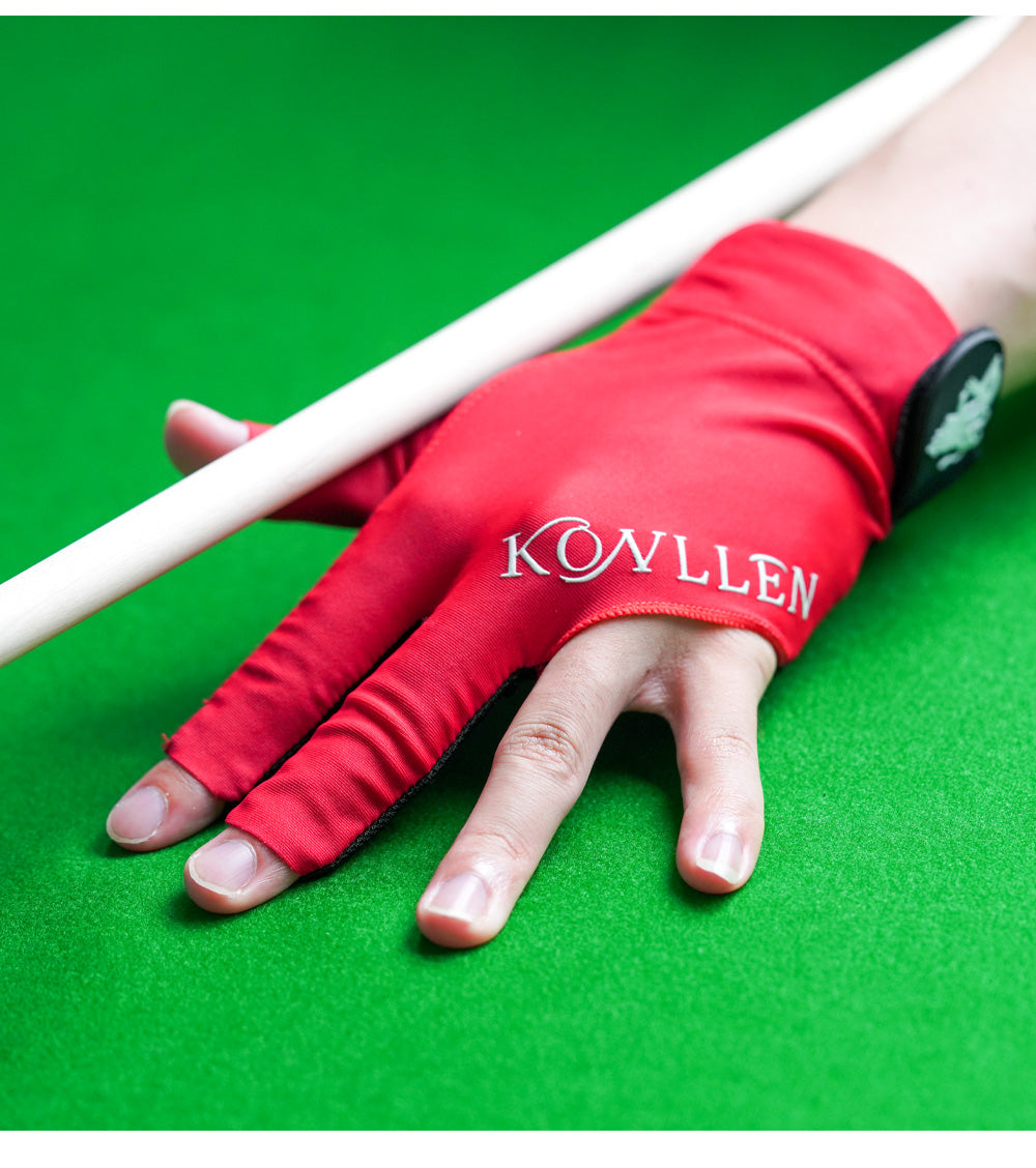 KONLLEN new Pool Glove Fingerless Gloves Left Hand Gloves Snooker Gloves Pool Cue/Carom Gloves Durable Billiards Accessories