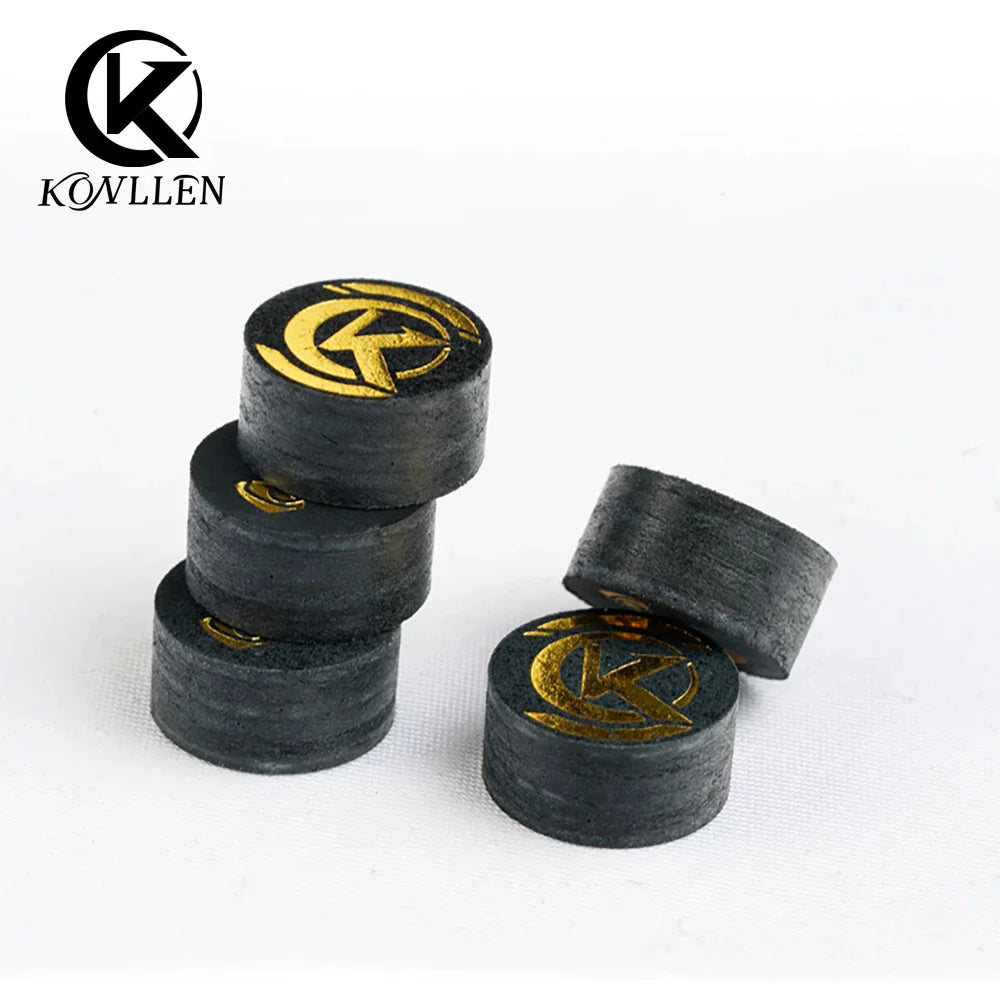 KONLLEN Pool Cue 14mm M Tip Elasticity Plugging Multi-Layers Pigskin