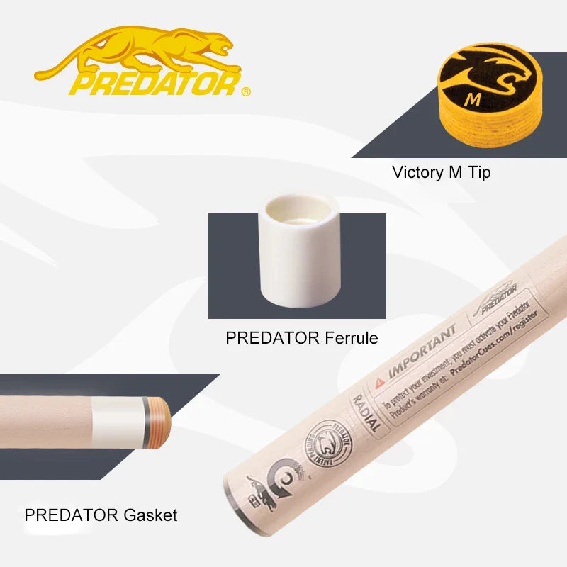 Official PREDATOR C8 12.9mm Teconology Maple Shaft