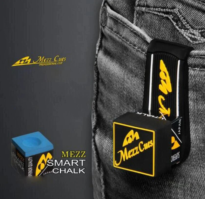 Original MEZZ Magnetic Billiard Chalk Holder 4 Colors  with Chalk Cover