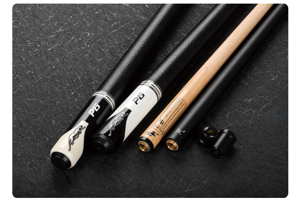 3142 P6 Pool Cue Maple Shaft with Extension 13mm 11.5mm 10mm Tip Uni-lock Joint