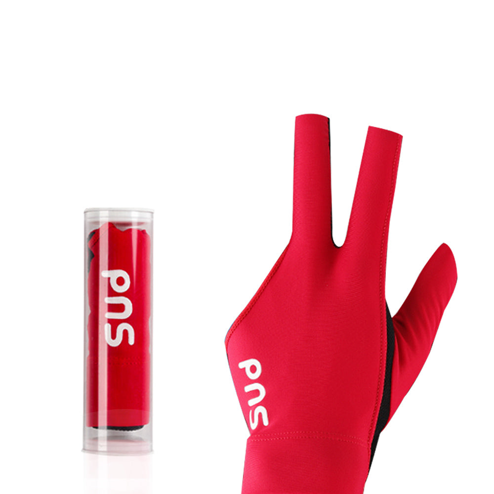 PNS Billiard Gloves Lycra Fabric Billiard Gloves Red Left And Right