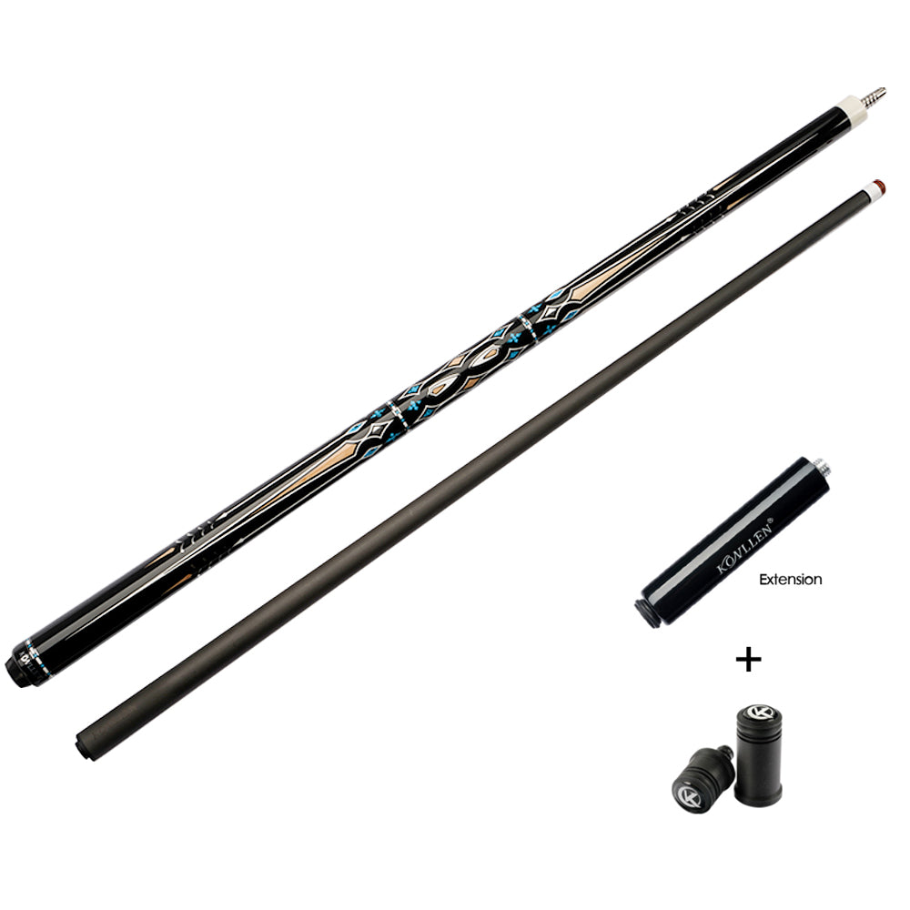 New KONLLEN 3 Cushion Carbon Carom Cues Carbon Fiber Shafts 12mm Tip 142cm Radial Pin Kit Joint Professional Korea 3 Cushion Cue