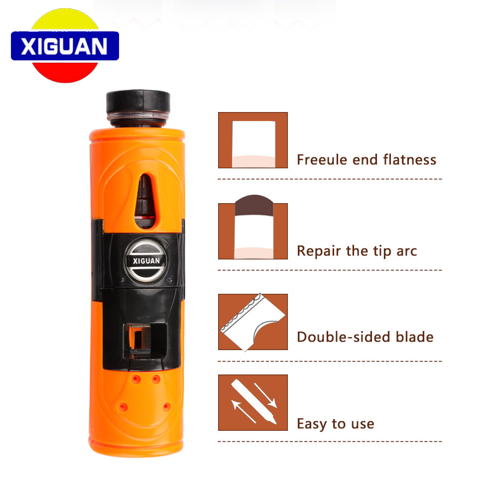 Original XIGUAN Billiard Pool Training Tool Multi-functional Tip Repair Tool (Trimmer+Side Cutting+Ferrule Cutting) 11-14mm Tip