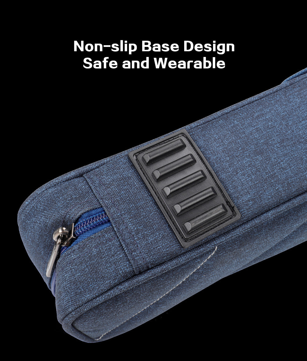 KONLLEN 7 Holes Cue Case 3 Butt 4 Shafts Carrying Large Capacity Pocket Oxford Canvas Bag Wear-resistant Case